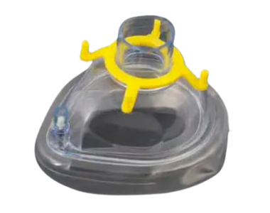 Маска з надувною манжетою одноразова №2 педіатрична, Пласті-мед